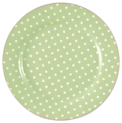 green plate decoration