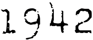 1942 font preview